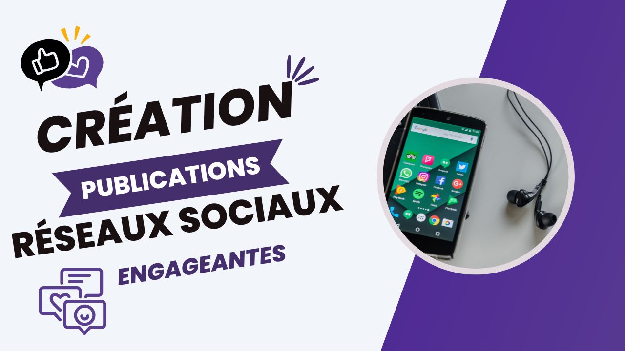 Création de publications percutantes pour les réseaux sociaux